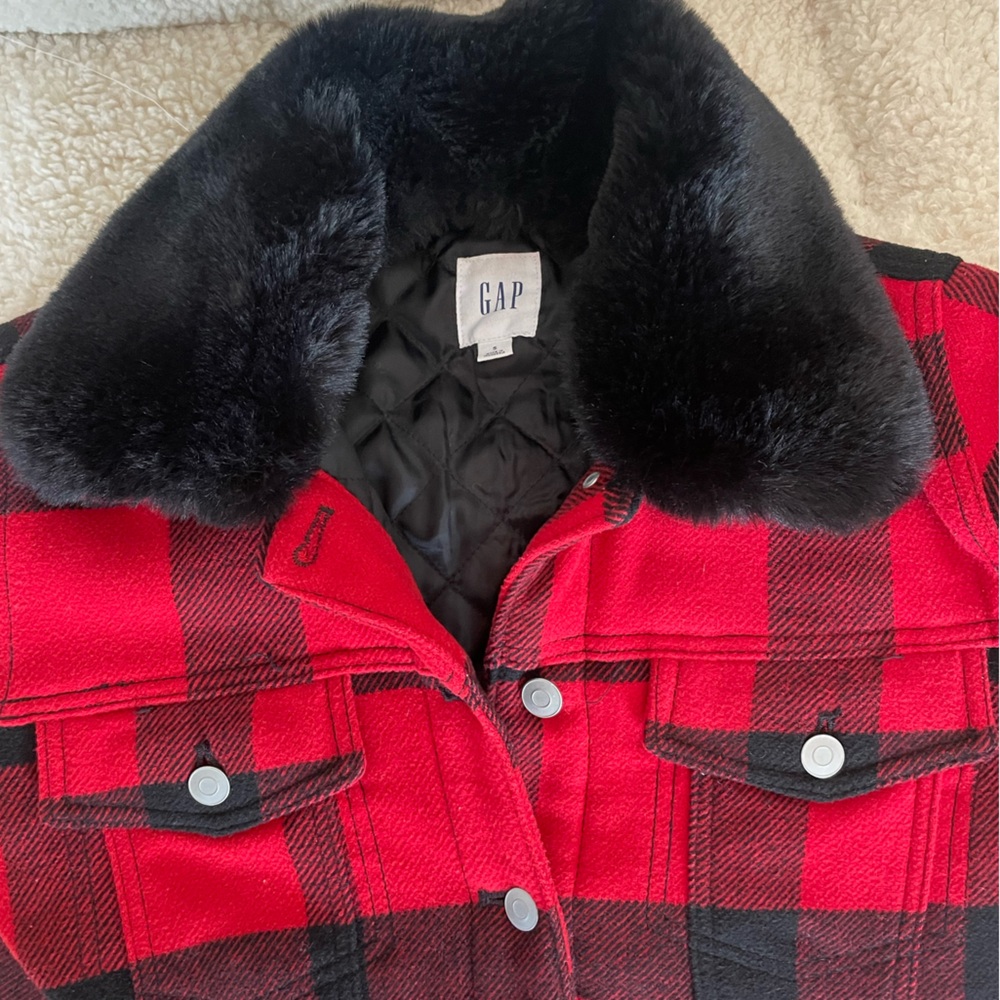 PLAID GAP JACKET